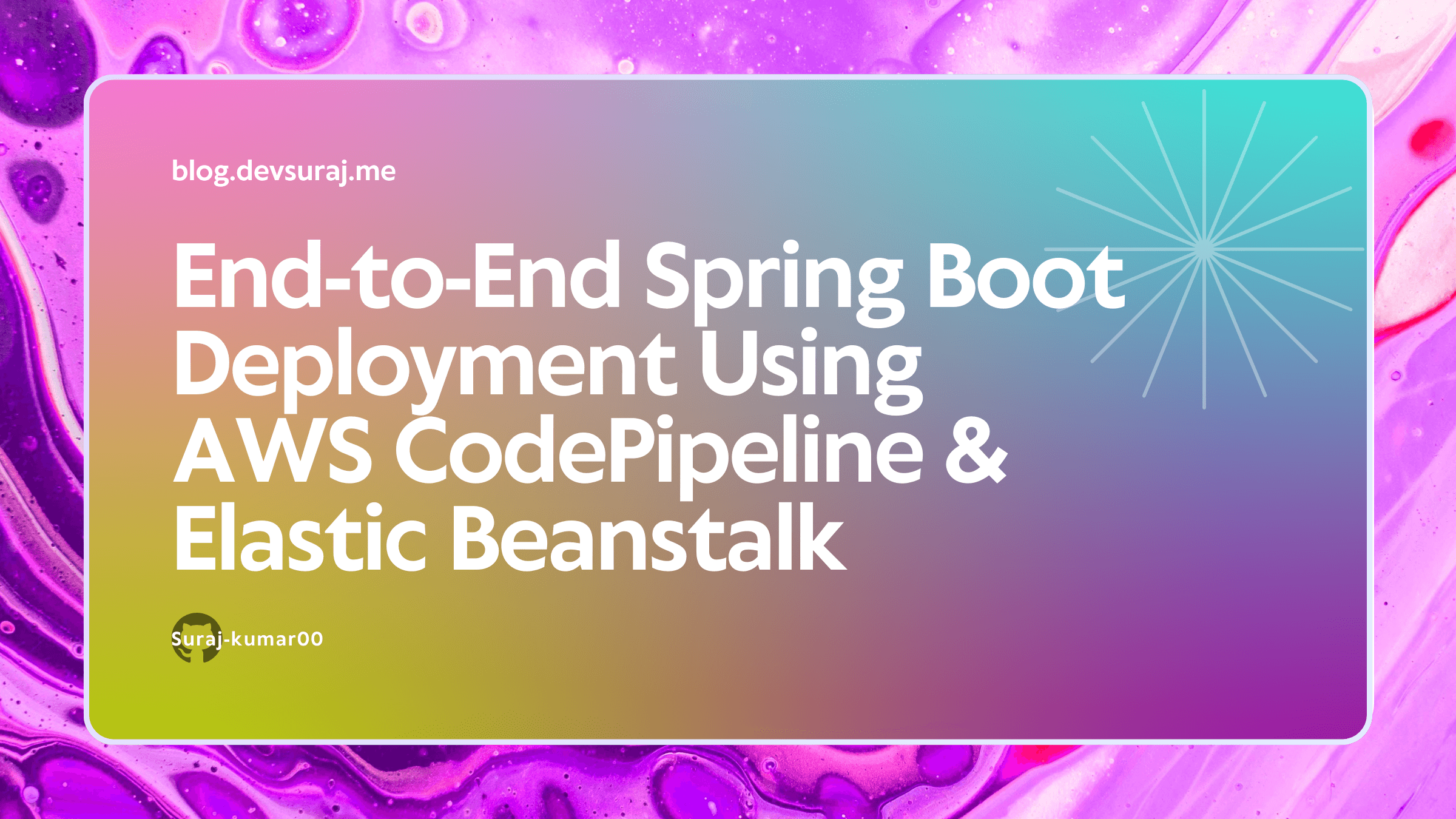 Automating The Deployment Spring Boot Deployment with AWS CodePipeline and Elastic Beanstalk